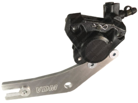 VDM Brake caliper bracket set complete Puch Maxi S (Rearside)