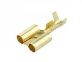 Ronde Dubelle Stekker Vrouw 4mm / 0.8mm² > 2.0mm² Draad Japans - Messing Universeel