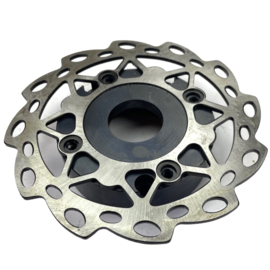 Brake Disc Set Rear Side Black