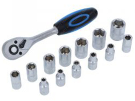 Ratchet / Socket Tool set 1/4 14-Pieces