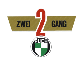 Aufkleber Schützblech Zweigang Puch VS50