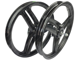 Wheel set 17 Inch 1.60 Black Model as Grimeca Puch Maxi