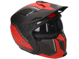 Helm Fighter MT Streetfighter SV Mat  Zwart - Rood