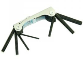Allen key Tool set in holder 7-Pieces