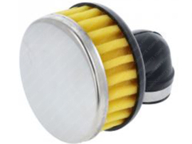 Powerfilter Angled 90 Degrees 28mm - 35mm Yellow - Chrome Universal