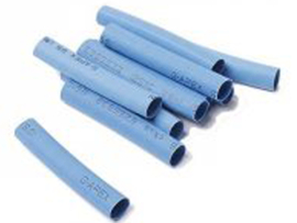 Shrink tubes Blue 5.0mm x 40mm 10-Pieces