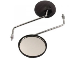 Mirror set Black - Chrome M8 Left / M8 Right Universal