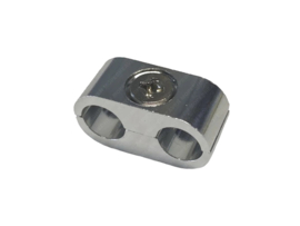 Cable connector zilver (8mm)