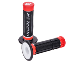 Handle grip set 22mm - 24mm 120mm Red / White / Black Doppler Grip 3D Universal
