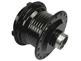 Naaf Achterwiel Spaakvelg Gepoedercoat Zwart (RAL 9005) Puch Maxi