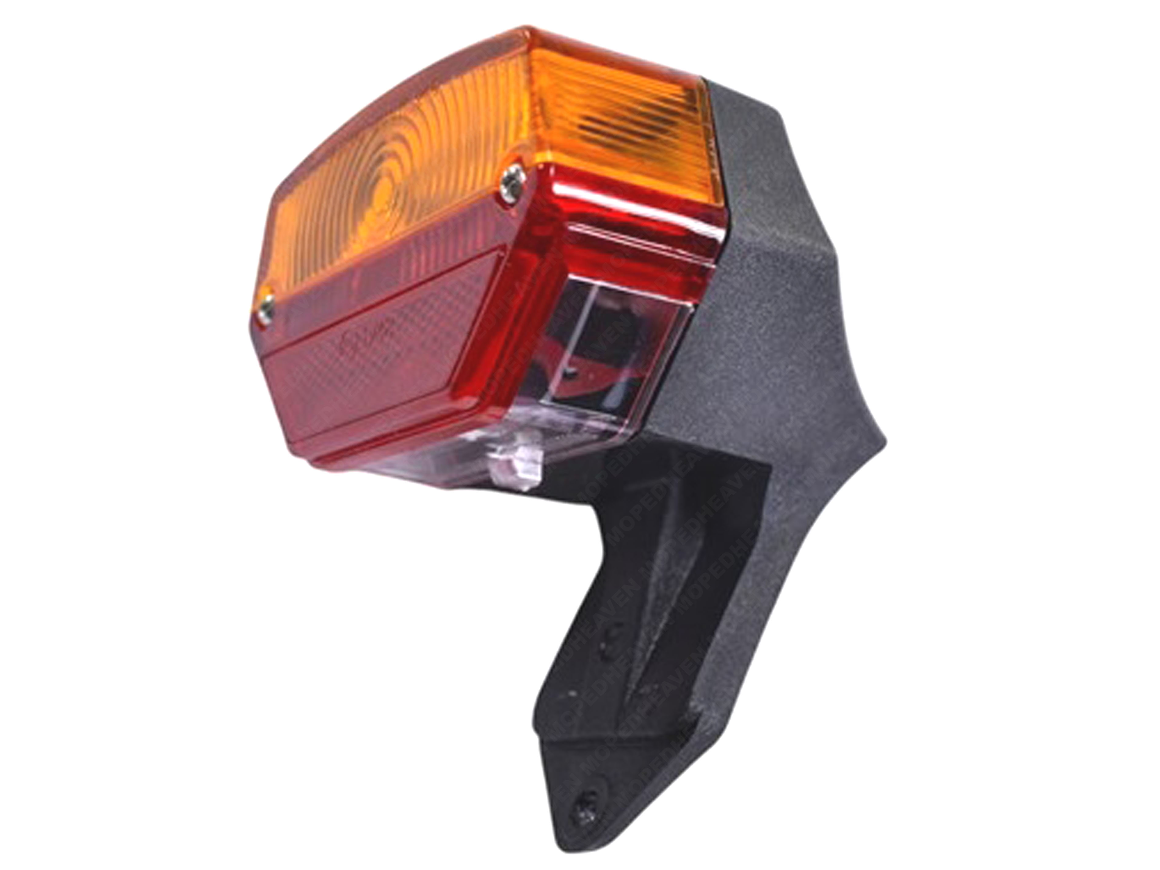 Achterlicht op Voet Rood - Oranje Puch / Universeel