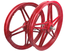 Wheel set 17 Inch x 1.60 Red Model as Bernardi / Mozzi Puch Maxi