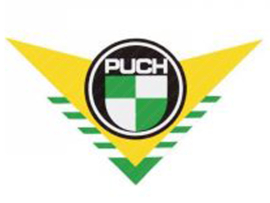 Aufkleber Gelb / Grün Hinter Schutzblech Puch