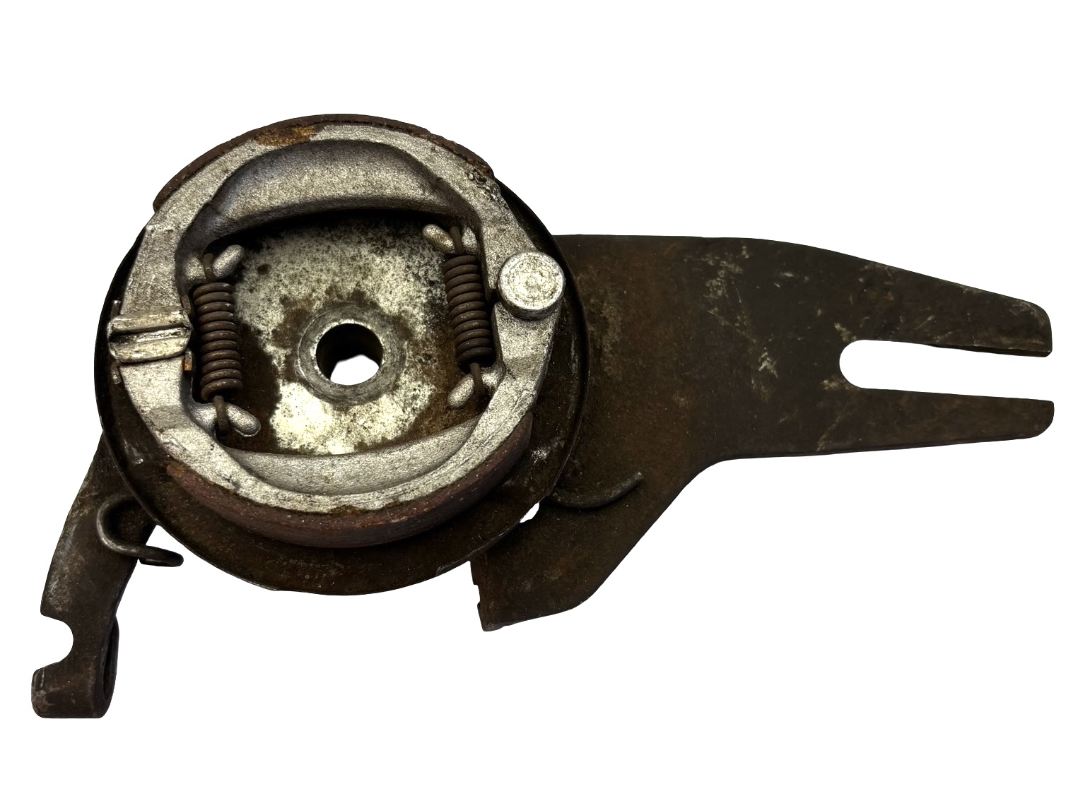 Remankerplaat achterwiel stervelg / spaakvelg Puch Maxi S