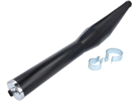 Exhaust Silencer Black 28mm Universal