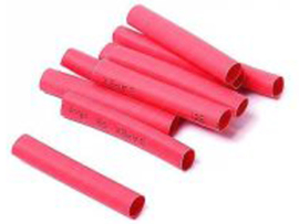 Shrink tubes Red 5.0mm x 40mm 10-Pieces