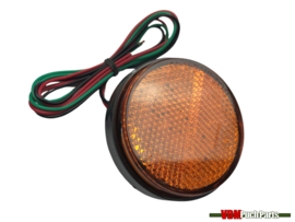 Reflektor LED Rund 60mm M6 Bolzen Orange