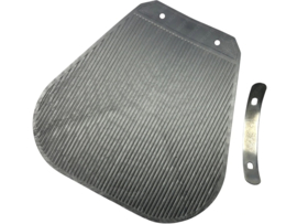 Schmutzfänger Schutzblech Oldtimer 220mm x 220mm Grau Universal