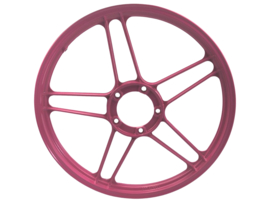 5 Star Alloy Cast Wheel 17 Inch Powdercoated Pink 17 x 1.35 Puch Maxi