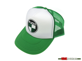 Cap with Puch logo (White/Green)