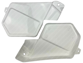 Side cover set White 2-Pieces Puch Rider Macho 2-Speed / Maxi