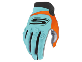 Handschuhe MX S-Line Blau / Orange Größe S