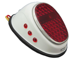 Taillight Classic Luxury White Puch DS / MS / MV / VS / Maxi S / N