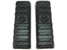 Footrests rubber set with logo Puch Monza