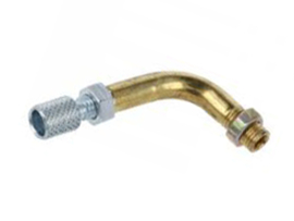 Kabelgeleider Elleboog 90° Graden 6mm x 0.75mm Messing 10mm - 17mm Bing Carburateur Puch Maxi