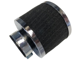 Schaumfilter Recht 30mm Schwarz - Chrom Athena Universal