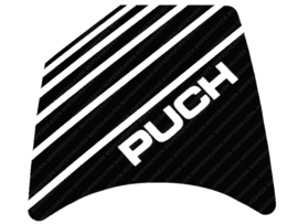 Aufkleber Scheinwerferverkleidung Schwarz Puch Maxi S/N