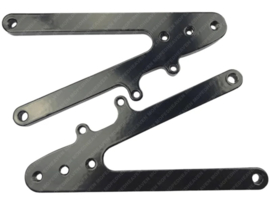 VDM Racing footpeg plates adjustable black