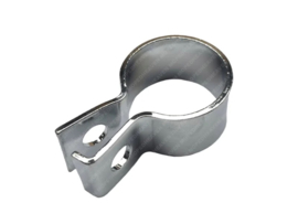 Exhaust clamp with Lip M6 - 34mm Galvanized Universal