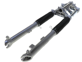 EBR voorvork lang Luxe 68cm zilver Puch Maxi