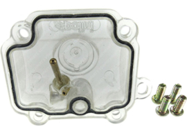 Deckel Schwimmerkamer Transparent 15mm - 23mm Polini CP Vergaser