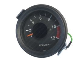 Tachometer Black 60mm Puch Monza / Universal