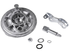 Brake torque plate set Rearside Tomos 2L / 3L / Puch MV / MS / VS / Etc