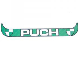 Aufkleber Kennzeichenhalter Grün - Weiß Horizontal Puch