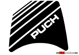 Transfer sticker koplampspoiler zwart Puch Maxi S/N