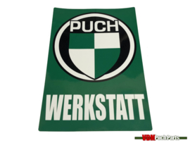 Workshop sticker Puch (Deutsch)