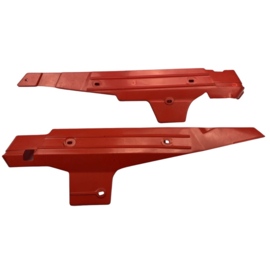 Side cover set red Puch Maxi S