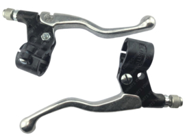 Brake lever set Short Black / Aluminium Metal! Lusito M84 22mm Universal