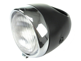 Egg-Headlight black large 130mm (Side mounting)