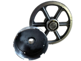 Main Gear + Clutch Bell set 106 / 21 Teeth Puch e50