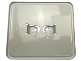 Licence plate holder Horizontal NL (White)