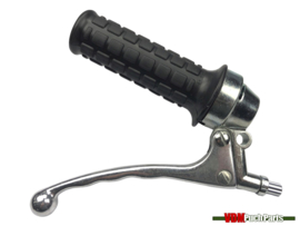 Handle set throttle lever right galvanized A-Qaulity with brake light Lusito