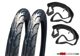 17 Inch 2.50 Dunlop TT900 Semislick tyre set