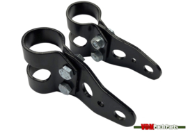 Headlight hook set black 26-28mm