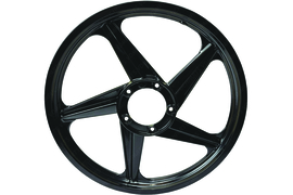Stervelg achterzijde 16 Inch Gepoedercoat Zwart (RAL 9005) 16 x 1.35 Puch Maxi Radical