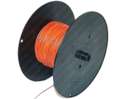 Electrisch draad Oranje 0.5mm (Per meter)